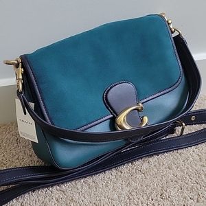 Coach Soft Tabby Deep Sea NWT